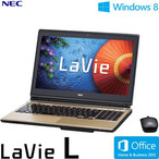 NEC LaVie m[gp\R L LL750 MS 15.6^Ch PC-LL750MSG NX^S[h