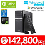 p\RP }EXRs[^[ MDV-GZ7210X-A Windows8.1 ܂ Windows7 Core i7-4770 16GB 1TB HDD GeForce GTX760 Office vCXg[f